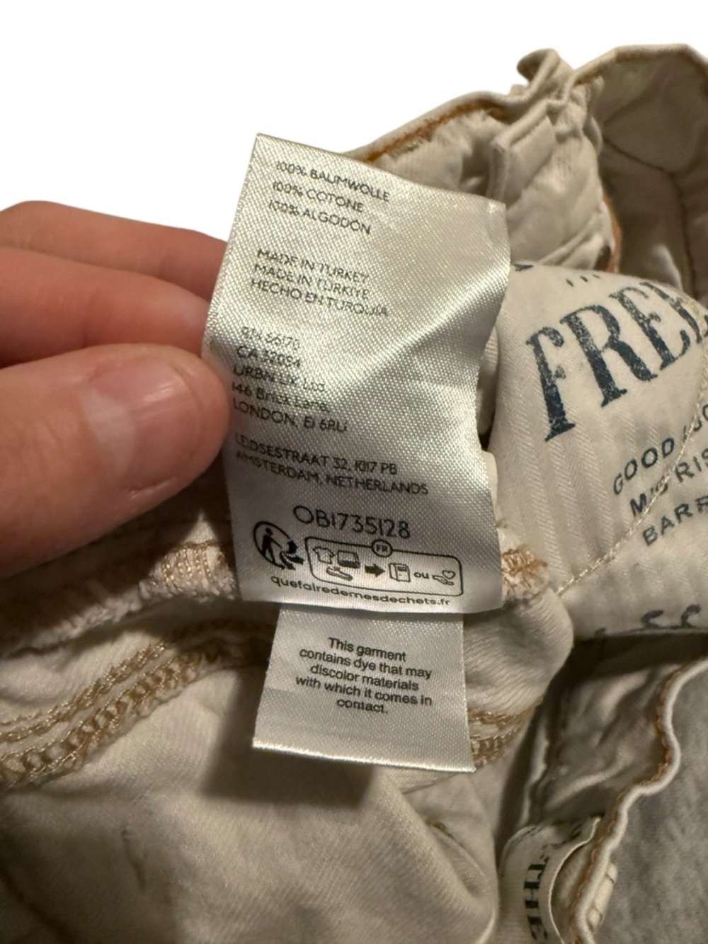 We The Free Good Luck Mid-Rise Barrel Jeans - Size 25 - Picture 9 of 11